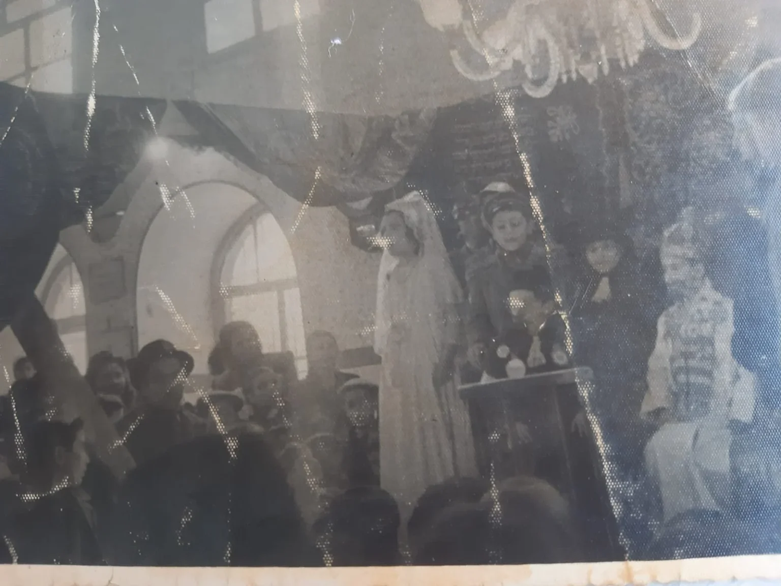 Purim Festival at Talmud Tora Synagogue, circa 1920-1930